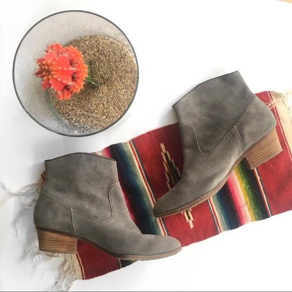 Sofft Shoes - Gray Suede Booties by Sofft - style & comfort